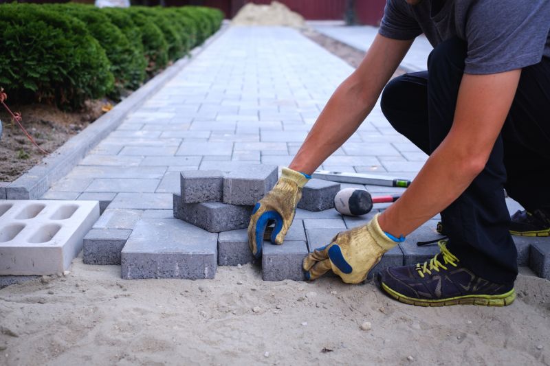 Paver Patio Setup